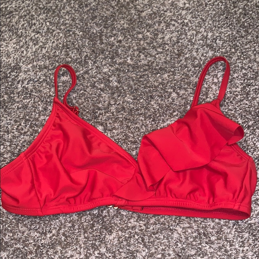 Chic Red Bikini Top